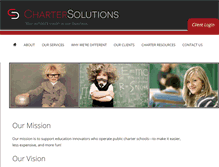 Tablet Screenshot of chartersolutions.org